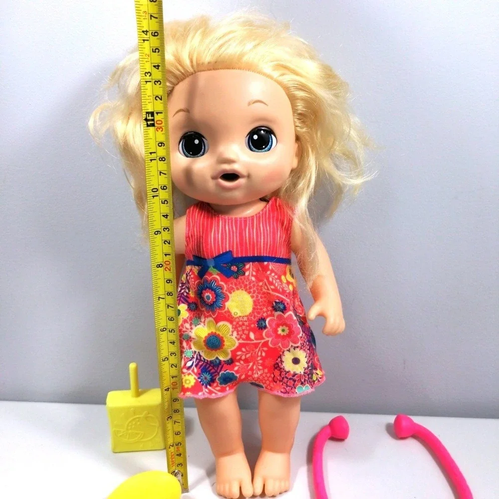 2016 Hasbro Baby Alive Sweet Tear Doll Blonde Interactive Working Red Nose C0957